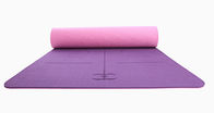 Tapis antidérapant tapis qui respecte l'environnement et insipide de 6mm de yoga de bande de forme physique et de séance d'entraînement avec le système d'alignement de corps pour le yoga, Pilates fournisseur