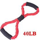 Bandes de résistance de yoga de corde de traction 8 bandes élastiques de résistance de corde d'extenseur de coffre de Word pour la forme physique fournisseur