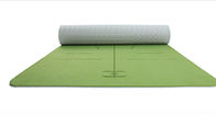 tapis de yoga avec des lignes de position, tapis de yoga avec des lignes d'alignement, tapis de yoga avec la ligne fournisseur