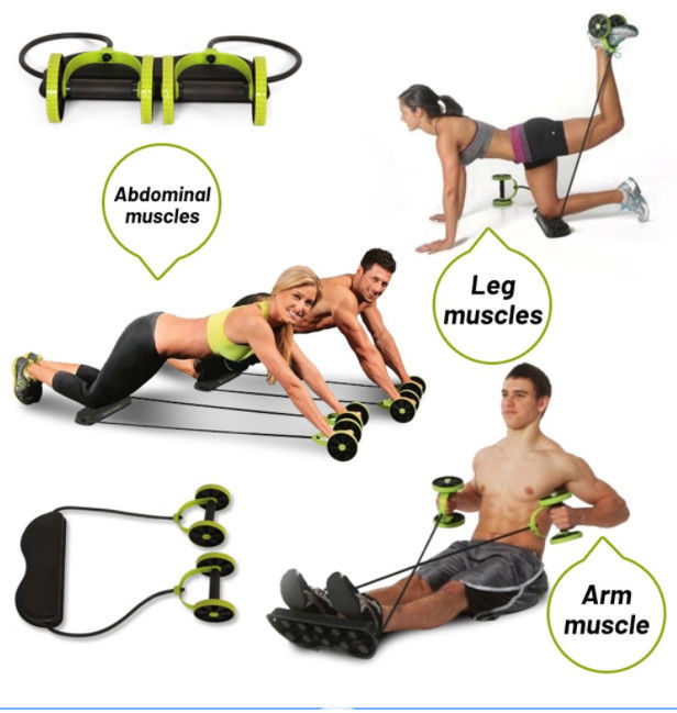 roues d'exercice de vitesse de forme physique de roue de rouleau du double ab d'entraîneur de muscle abdominal fournisseur